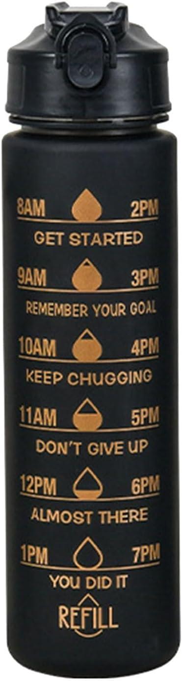 ShirtStop Motivational 25 oz Water Bottle with Carry Strap - Motivational-25