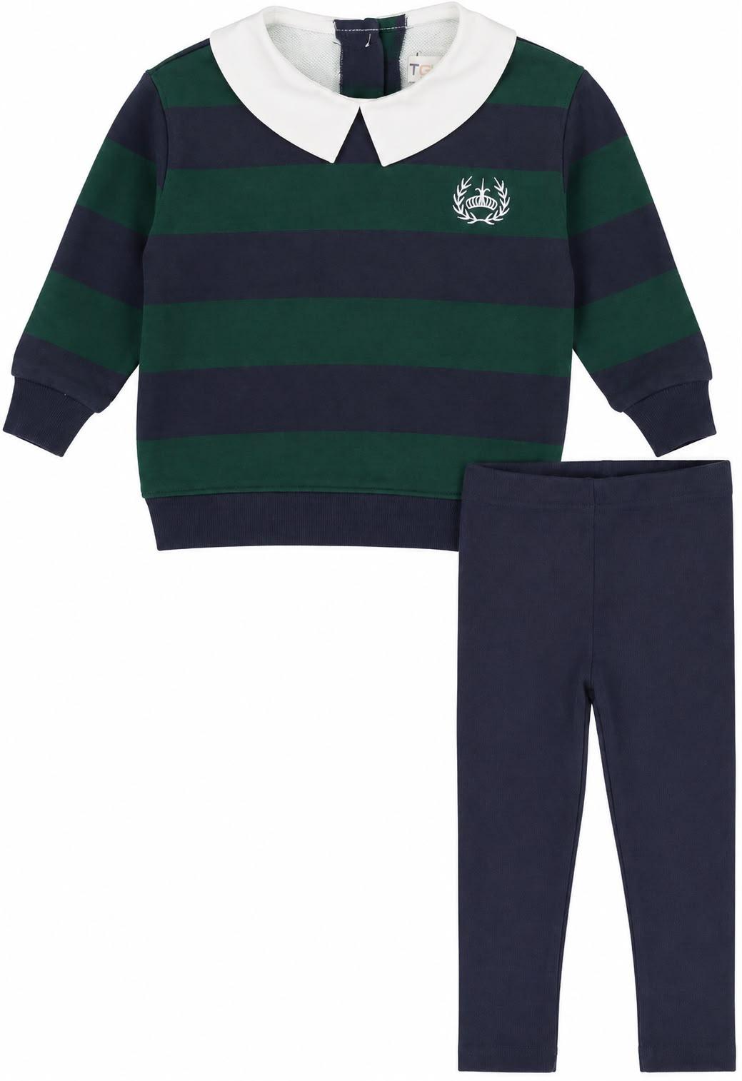 Teela Baby Boys Girls Stripe Outfit - 23-044