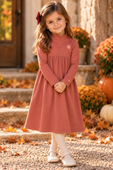 Ely's & Co Girls Clover Dress - AW26-0059