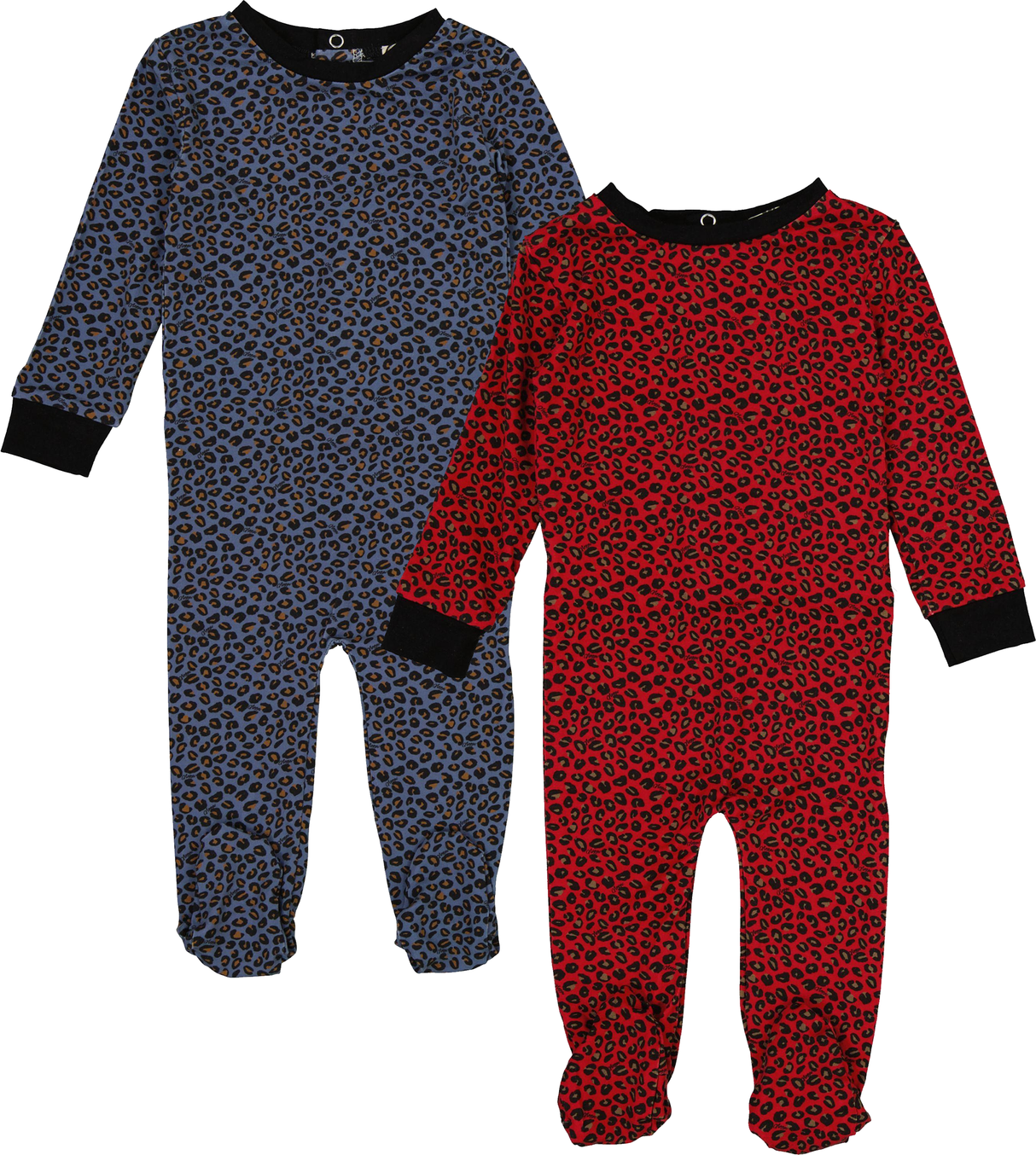 Noggi Baby Boys Girls Leopard Bamboo Cotton Footie - 217220