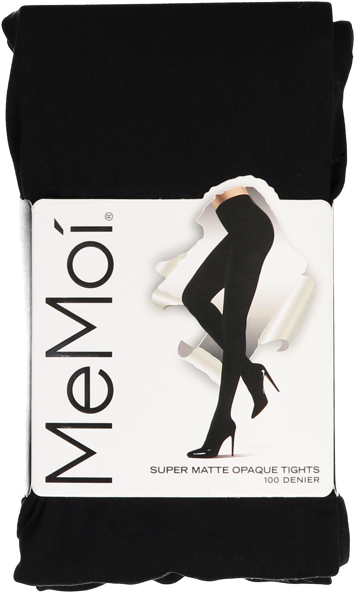 Memoi Womens Super Matte 100 Denier Opaque Tights - MO-315