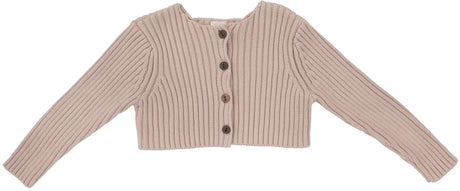 Analogie by Lil Legs Shabbos Collection Toddler Girls Rib Knit Shrug Cardigan