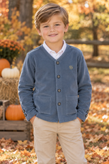 Charlotte & George Boys Velour Blazer - WB6CP7470BJ
