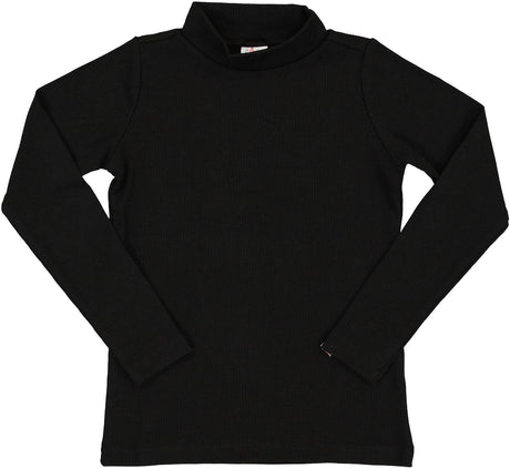 LandsKID Boys Girls Long Sleeve Ribbed Cotton Mockneck - LK74