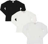 LandsKID Boys Girls Long Sleeve Flat Cotton Modal T-shirt - LK35