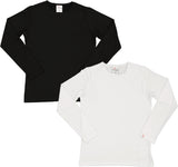 LandsKID Boys Girls Long Sleeve Flat Silky Modal T-shirt - LK45