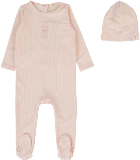 Lil Legs Pitter Patter Collection Baby Boys Girls Cotton Sailor Stripe Footie - SSFST