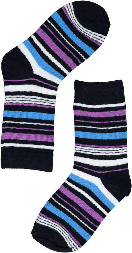 MB55 Boys Striped Dress Socks - 8432