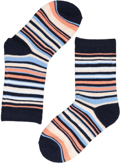MB55 Boys Striped Dress Socks - 8432