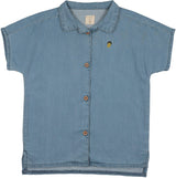 Analogie Lil Legs Denim Capsule Collection Boys Short Sleeve Shirt - DSST