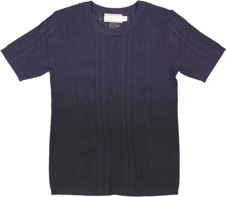 Hopscotch Boys Cable Short Sleeve Sweater - SB3CP4769