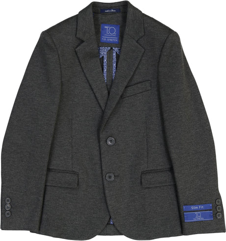 T.O. Collection Boys Soho Stretch Blazer - 9131