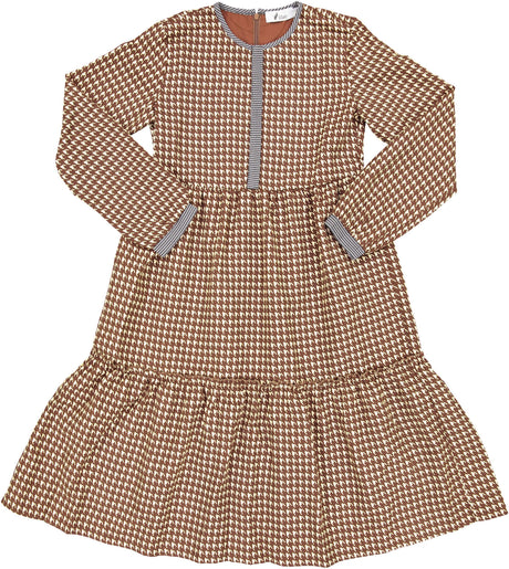 Lilac Designz Teens Houndstooth Dress - 7502