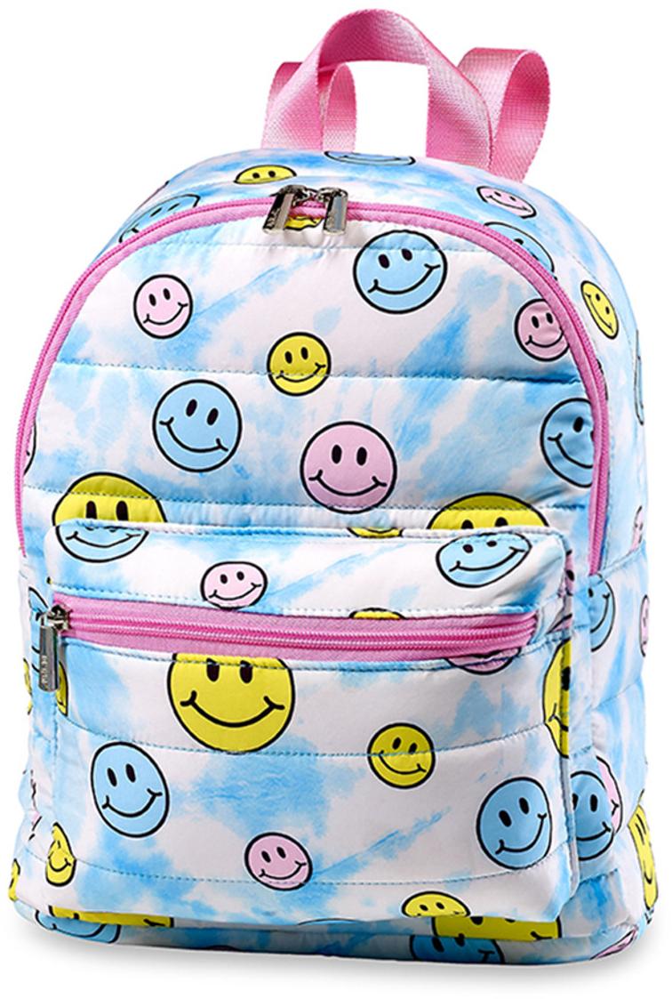 Top Trenz Mini Puffer Backpack - MINI-PUF-SMILEY3