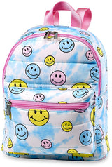 Top Trenz Mini Puffer Backpack - MINI-PUF-SMILEY3