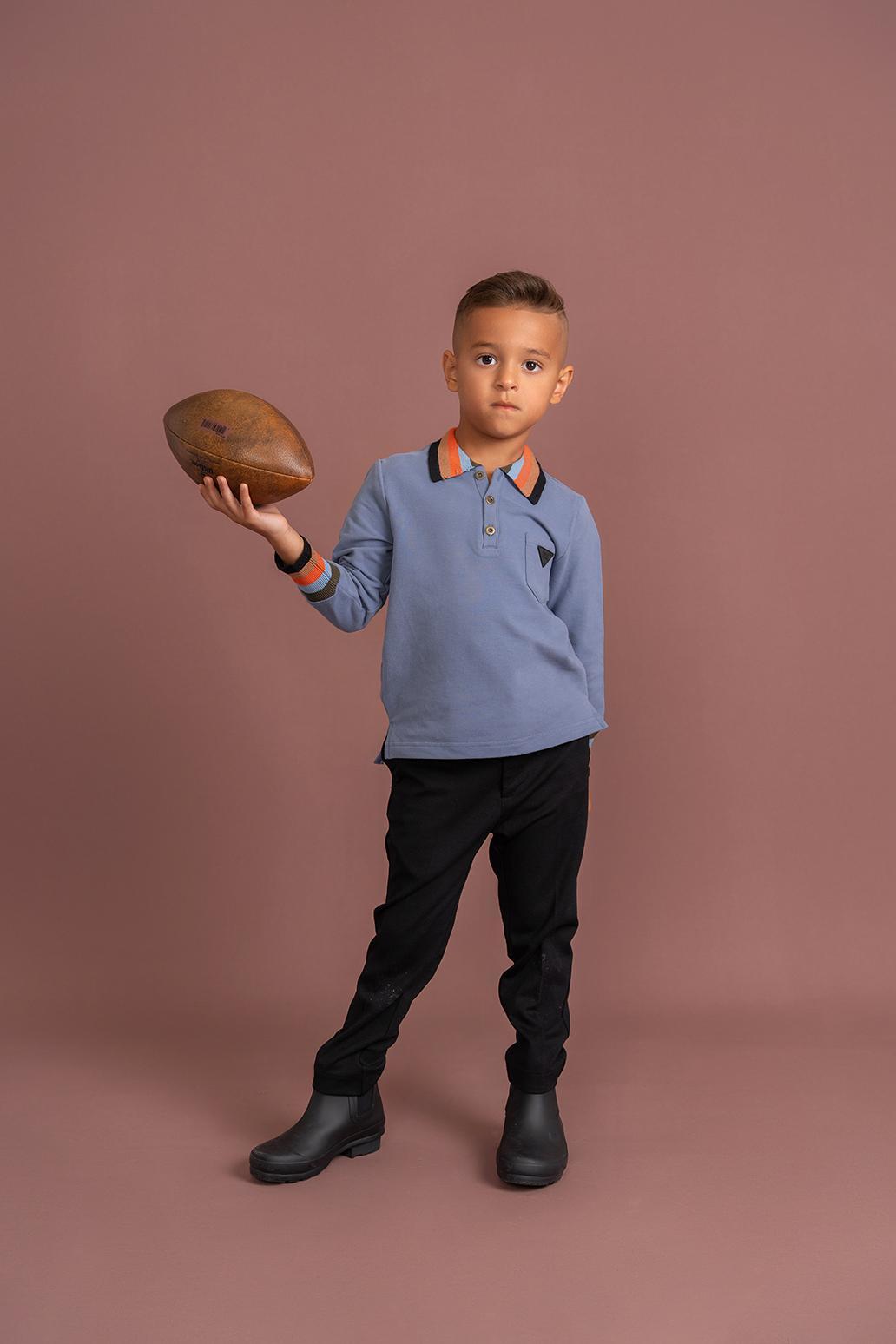 FYI Boys Long Sleeve Polo Shirt - WB4CP7076