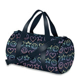 Top Trenz Drip Heart Puffer Duffle Bag - DUF-PUFN-DRIP