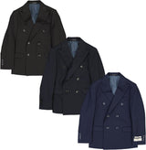 T.O. Collection Boys Double Breasted Blazer Suit Jacket