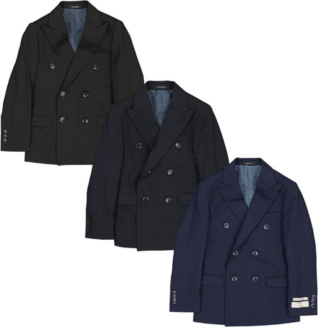 T.O. Collection Boys Double Breasted Blazer Suit Jacket