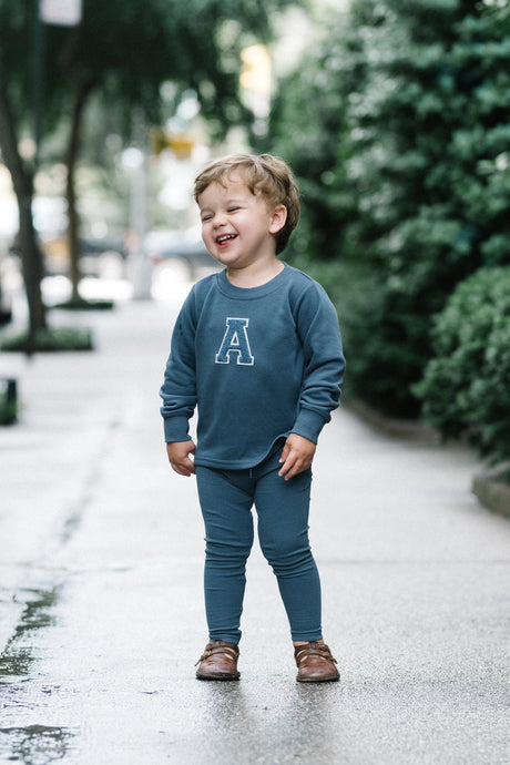 Analogie by Lil Legs Sherpa Collection Baby Boys Varsity Outfit - SVS