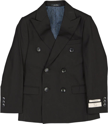 T.O. Collection Boys Double Breasted Blazer Suit Jacket