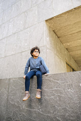 Analogie by Lil Legs Sherpa Collection Boys Varsity Sweatshirt - SVT
