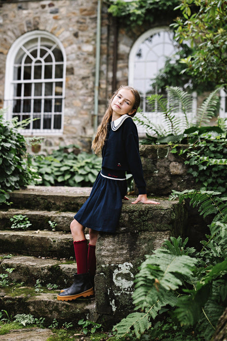 Analogie Lil Legs Bon Voyage Collection Girls Sweatshirt Cardigan - BVSC