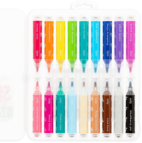 ooly Stampables Double Sided Scented Marker 18 Pack - 130-070