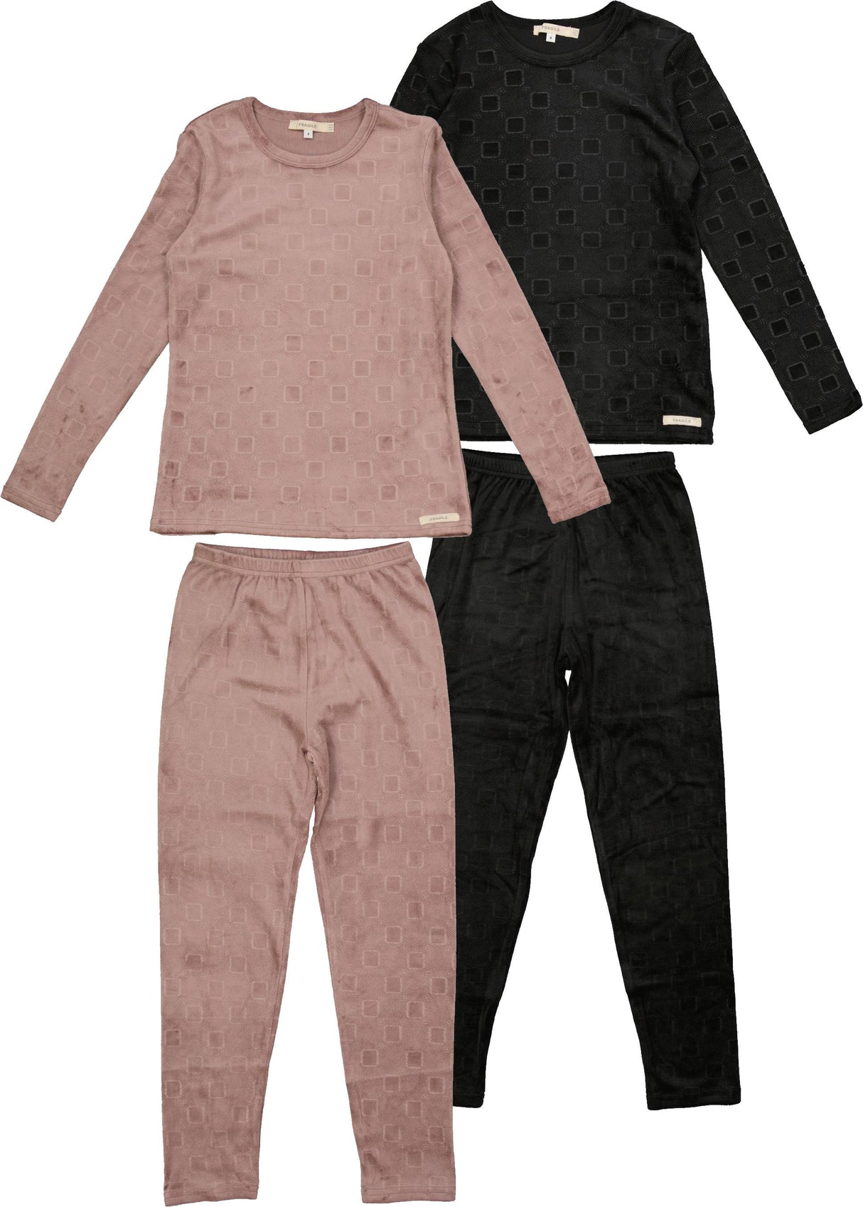 Fragile Boys Girls Velour Pajamas - WB6CP7513E