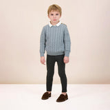 Analogie by Lil Legs Knit Collection Boys Cable Sweater - DCKSW