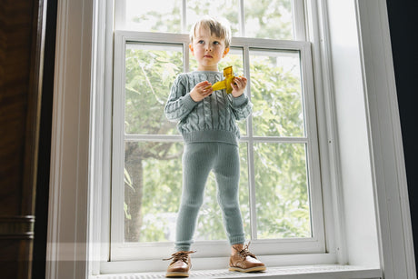 Analogie by Lil Legs Knit Collection Baby Boys Cable Outfit - DCKS