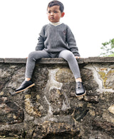 Analogie by Lil Legs Knit Collection Baby Toddler Boys Knit V-Neck Outfit - DKVNTS