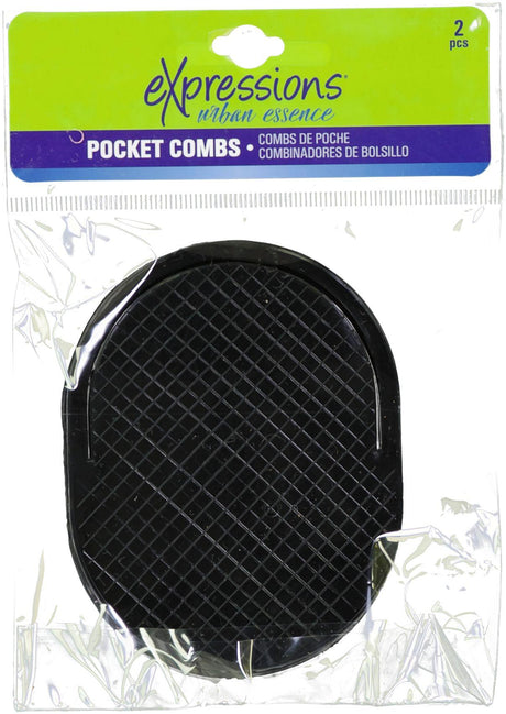 Expressions Pocket Hair Comb 2 Pack - TSC1149