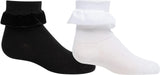 Zubii Girls Velvet Ruffle Ankle Socks - 1110