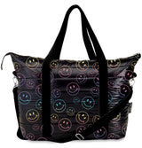 Top Trenz Puffer Smiley Tote Bag - TOTE-PUFB-SMILE