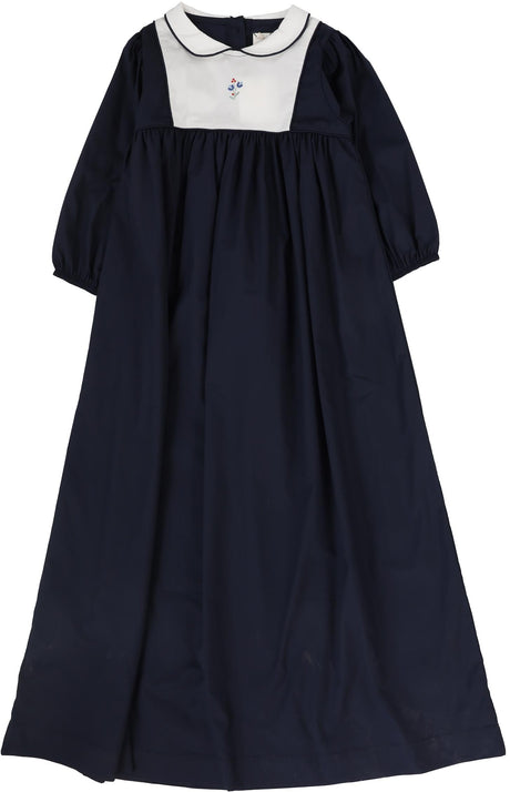 Lil Legs Dressy Loungewear Collection Girls Bib Maxi 3/4 Sleeve Robe - BMAX