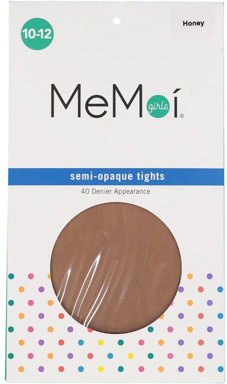 Memoi Girls Semi Opaque 40 Denier Tights - MK-305