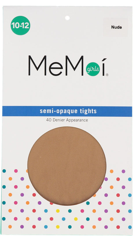 Memoi Girls Semi Opaque 40 Denier Tights - MK-305