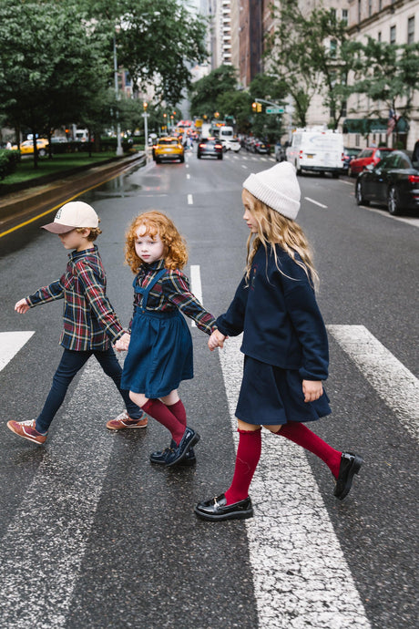 Analogie by Lil Legs Plaid Collection Girls Long Sleeve Blouse - PGB