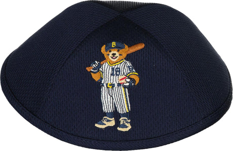 iKippah Dov Bear Baseball Mesh Yarmulka