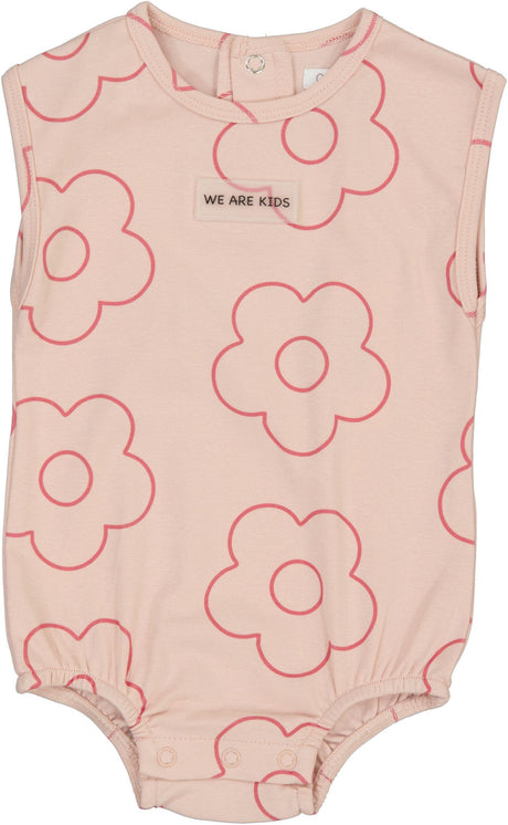Bonjoy Baby Girls Flower Print Romper - BTSS26002R