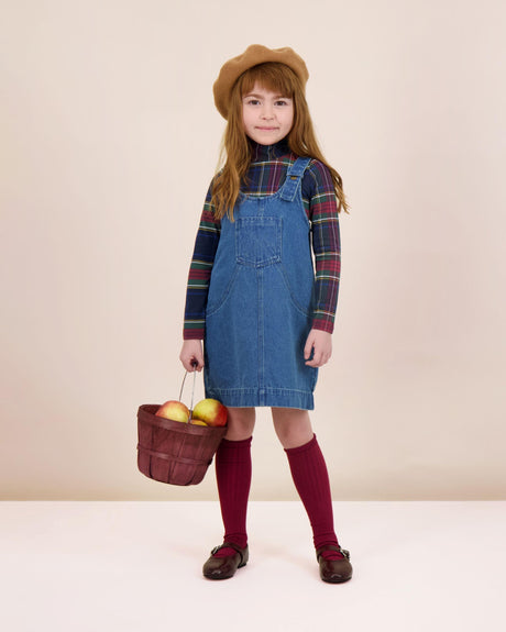 Analogie by Lil Legs Plaid Collection Boys Girls Mockneck Turtleneck - PMN