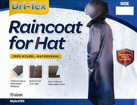 Dri-Tex - Mens Black Raincoat