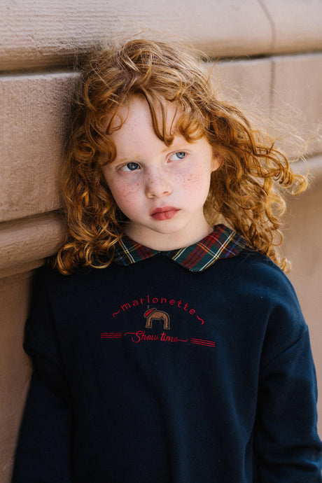 Analogie by Lil Legs Plaid Collection Girls Detail Dress - PDD