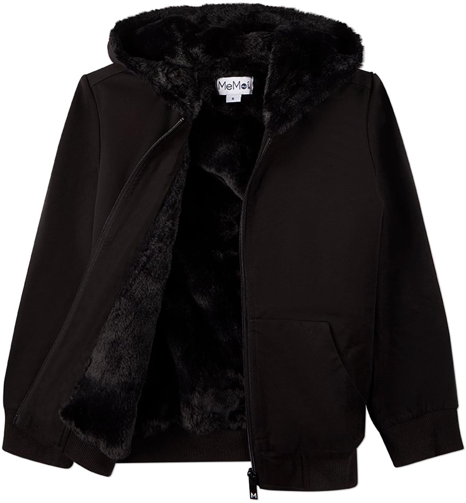 Memoi Boys Faux Fur Zip Up Hoodie - MBJ-005 – ShirtStop