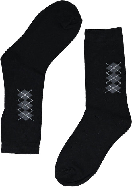 MB55 Boys Argyle Dress Socks - 347