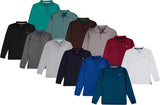Memoi Boys Long Sleeve Polo Shirt - MBP-001