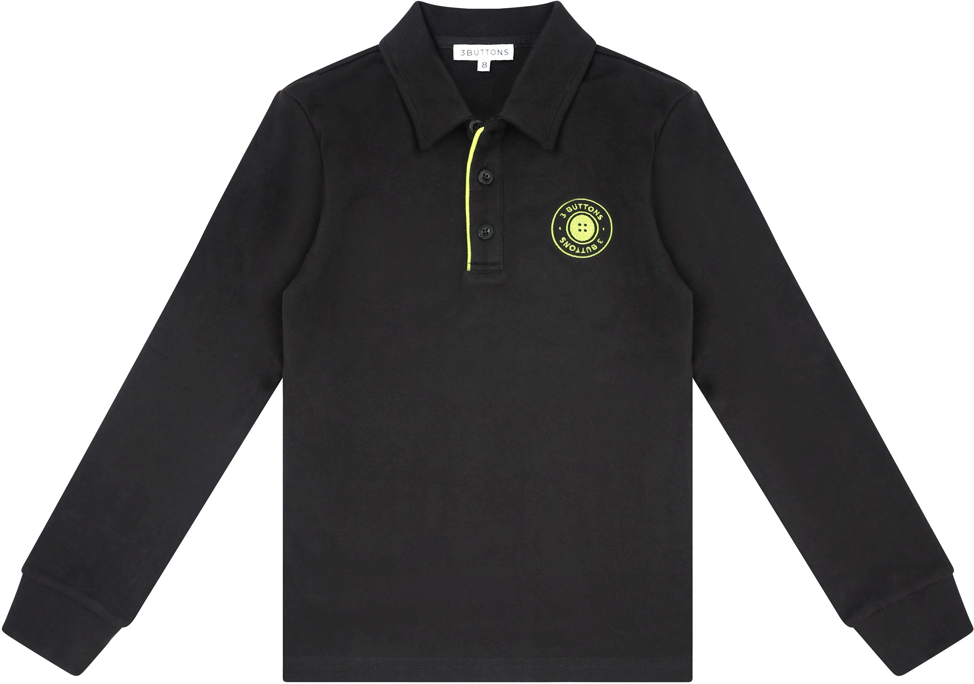 3 Buttons Boys Long Sleeve Polo Shirt - Color Pop – ShirtStop