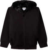 Memoi Boys Girls Faux Fur Zip Up Hoodie - MBJ-005
