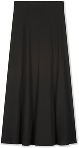 Three Bows Womens Ribbed Camp Maxi Skirt